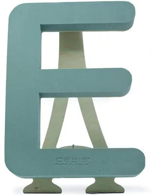 Produktbild von OASIS® BIOLINE® Buchstaben aus Frischblumen-Steckschaum, 37 × 40 × 5 cm, Ausf:E