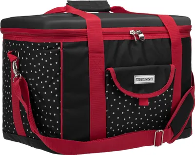 Produktbild von Riesige Kühltasche Picknicktasche XL schwarz weiß - Snövit - Snövit