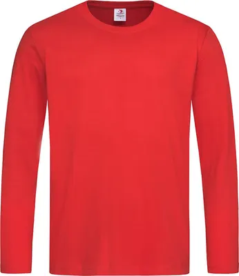 Produktbild von Stedman Herren Classic Langarm T-shirt AB277 (2XL) (Scharlachrot)