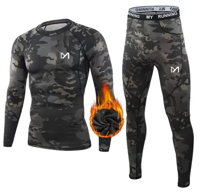 Productafbeelding van MEETYOO Heren U1 basislaagset, camouflage, maat M