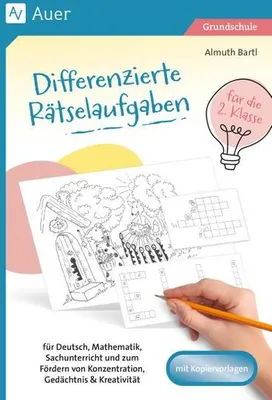 Produktbild von Differenzierte Rätselaufgaben für die 2. Klasse