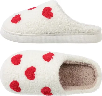 Produktbild von Slippers Women's Plush Winter Warm Slippers Men's Slippers Women Fluffy Soft Non-Slip House Slippers Women