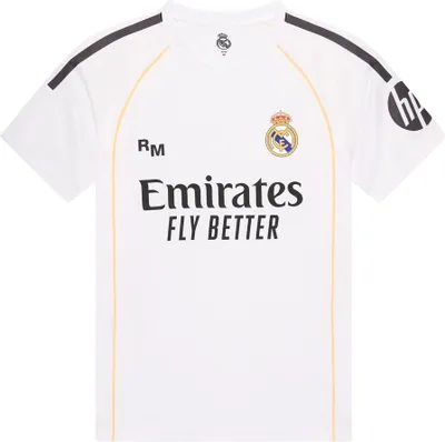 Image de Maillot Domicile Real Madrid 25 2/26 pour adultes - Taille L / Large - Saison 2025/2026 - Maillot de football homme Real Madrid - Produit officiel pour fans