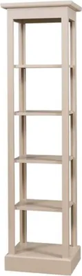 Produktbild von Casa Padrino Landhaus Stil Regalschrank 45 x 35 x H170 cm Massivholz