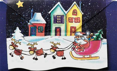 Produktbild von Weihnachten - Geldkarte - Glückwunschkarte im Format 6,7 x 11 cm mit