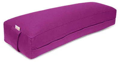 Produktbild von yogabox Pranayama Kissen BASIC - magenta 70 x 20 x 10 cm Buchweizenschalen