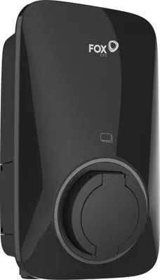 Image de BOÎTIER MURAL FOX ESS 11 KW avec prise de type 2, 4G+ RFID+application+WiFi+Bluetooth+OCPP 1.6 noir, 1 pièce.