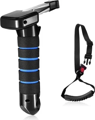 Image de Barre d'appui pour personnes âgées - Bleu - Aide à la fenêtre - Aide à la mobilité
