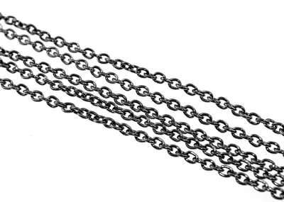 Produktbild von Vintageparts 2 m Gliederkette gunmetal 2,5x2 mm