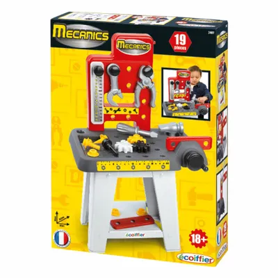 Image de Ecoiffier 2407 Petit établi, Multicolore