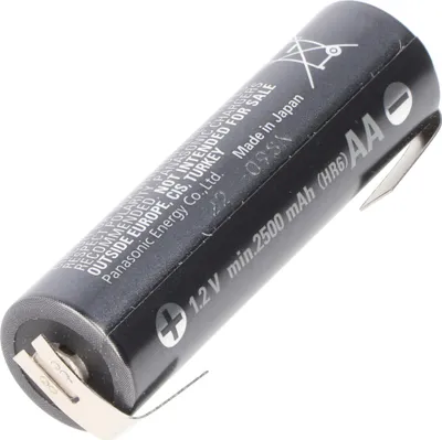 Produktbild von Panasonic eneloop Pro Mignon Akku BK-3HCCE NiMH 1,2Volt 2500mAh mit Lötfahne U