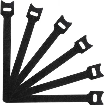 Produktbild von Kabelbinder Set, 21 cm lang, 1.25 cm breit, UV-beständig, 10 Stück, Schwarz