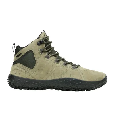 A single hiking boot is shown against a white background.