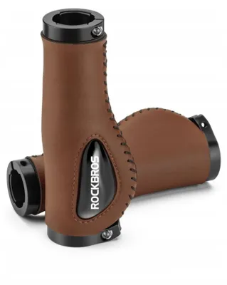 Produktbild von Rockbros 40720001002 Ergonomische Fahrradgriffe Kunstleder Braun