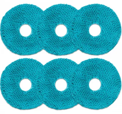 Immagine prodotto di Cecotec Pack da 6 Mop per Robot Aspirapolvere Conga X50 / X70, Ricambio Originale