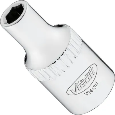 Produktbild von VIGOR Steckschlüsseleinsatz V2413N 1/4" Außen Sechskant Profil SW 4 mm