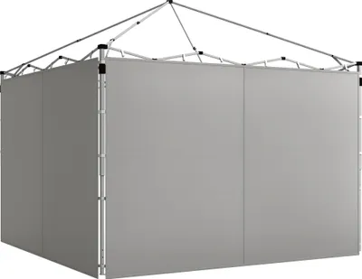 Image de Outsunny Panneaux latšŠraux pour gazebo, pour 3x3(m) ou 3x6m Pop Up Gazebo, 2 packs de panneaux latšŠraux de remplacement, gris