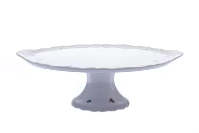 Obrázek produktu pro Talíř na dort s podstavcem, porcelán, Verona, 33 cm, házenka, G. Benedikt