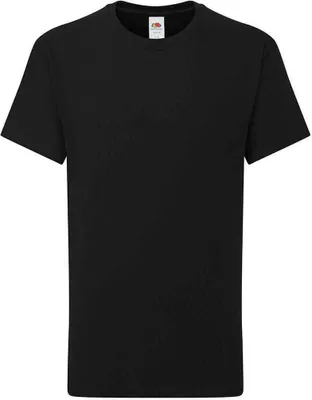 Produktbild von Fruit of the Loom - "Iconic 195" T-Shirt für Kinder RW9617 (164-170) (Schwarz)