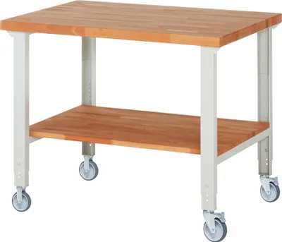 Produktbild von Rau Fahrbare Werkbank höhenverstellbar 7000-7, B1250xT900xH950-1000mm