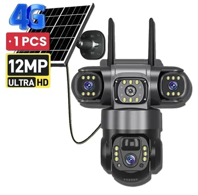 Obrázek produktu pro IP solární kamera, 15 MP HD, noční vidění, 4G – kamera bez karty