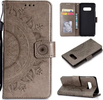 Obrázek produktu pro Pouzdro pro Samsung Galaxy S10e Pouzdro na mobilní telefon Flipové pouzdro Ochranný kryt Mandala Rosegold