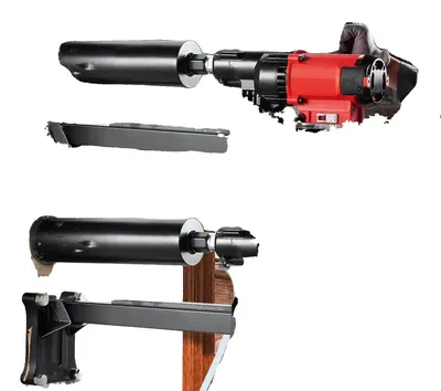 Immagine prodotto di Trapano a  diamantata, motore da 3200 W, 750 giri/min, profondità massima di foratura 23,62 pollici, compatibile con punte da 8 pollici, protezione integrata contro il sovraccarico
