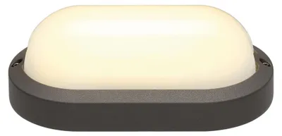 Immagine prodotto di lampada ovale da parete e soffitto Terang 2 LED 3000K IP44 antracite