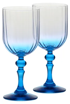 Obrázek produktu pro KROSNO Bubble Tyrkysové sklenice na víno, Sada 2, 300 ml
