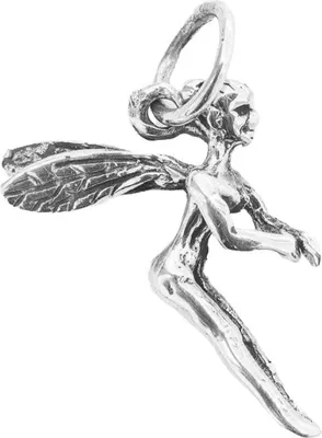 Produktbild von Elfe/Fee Schmuck Anhänger 925er Silber - Elfen Feen - 22x13mm