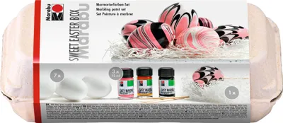 Produktbild von Marabu Marmorierfarben-Set "SWEET EASTER BOX"