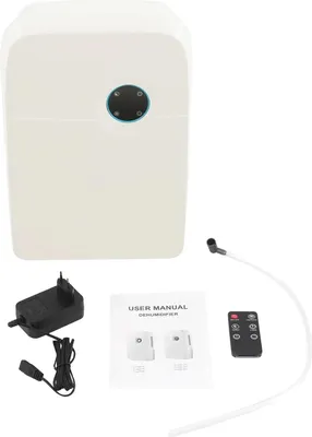Image de Déshumidificateur, télécommande, fonctionnement silencieux, BLANC