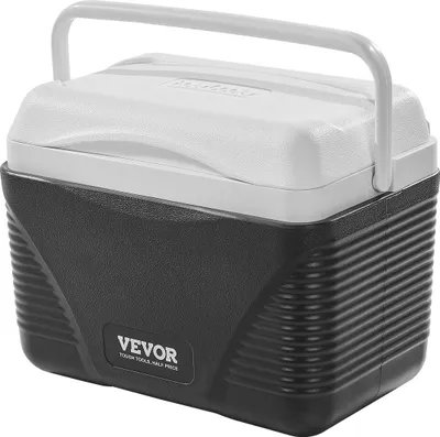 Produktbild von VEVOR Tragbare Kühlbox  (8,5 qt/12 Dosen), isolierte tragbare Kühlbox aus robusten Materialien, perfekt für Familienpicknicks und Kurztrips