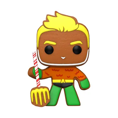 Produktbild von DC Super Heroes - Gingerbread Aquaman 445 - Funko Pop! Vinyl Figur