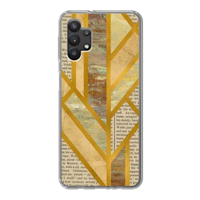 Produktbild von MuchoWow® Handyhülle Schutzhülle Hülle für Samsung Galaxy A32 5G Gold - Marmor - Vintage Silikon Softcase Handy Hülle - Softcase