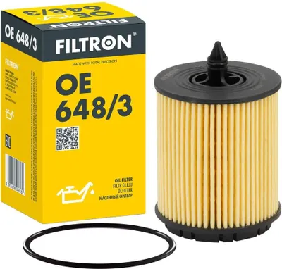 Produktbild von Ölfilter FILTRON OE 648/3 Filtereinsatz für OPEL ZAFIRA B (A05) INSIGNIA Caravan Astra G CC (T98) Zafira A (T98) Vectra C Caravan (Z02)