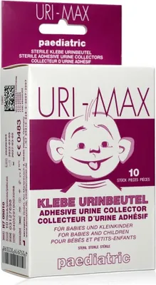 Zdjęcie produktu dla Uri-Max, pediatryczne woreczki samoprzylepne na mocz, sterylne Opakowanie: 10 sztuk | Opakowanie (10 sztuk)