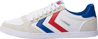 Produktbild von Hummel Slimmer Stadil Low Uni Sneaker Schuhe 063512 9228 White/Blue/Red, Schuhgröße:48 EU