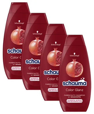 Zdjęcie produktu dla Schauma Color Gloss Szampon Ochrona Koloru z Granatem 400ml opakowanie 4 szt