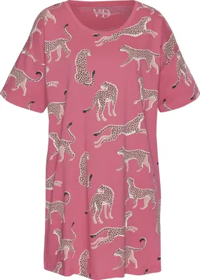 Produktbild von Vivance Dreams Sleepshirt pink-gemustert Größe 32/34