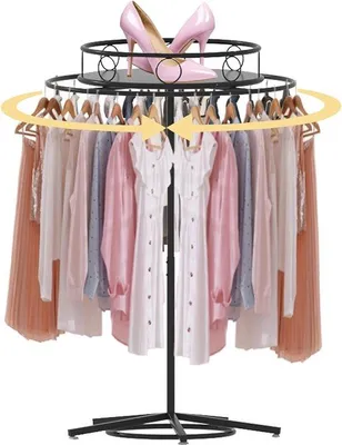 Produktbild von Famanu Kleiderständer höhenverstellbar 110-160 cm - drehbar und multifunktional