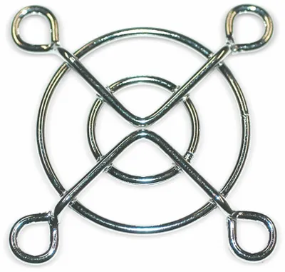 Immagine prodotto di Griglia del ventilatore 40x40 mm, metallo cromato