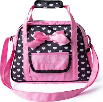 Produktbild von Bayer Design 69060AA Puppen Pflegetasche, Wickeltasche für Puppeneltern, mit Wickelauflage, Puppenwindel