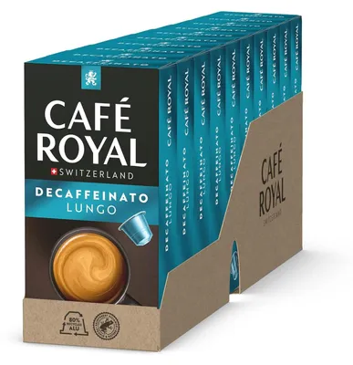 Produktbild von Café Royal Lungo Decaffeinato 10 x 10 Kapseln Alu