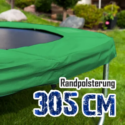 Produktbild von Trampolin-King Randabdeckung für 305cm Trampolin Dunkelgrün MS-16499
