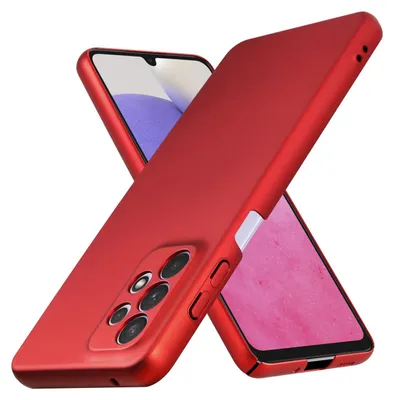 Obrázek produktu pro Cadorabo Case for Samsung Galaxy A33 5G Protective Cover in Red Hard Case Pouzdro na mobilní telefon s krytem