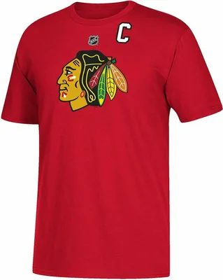 Produktbild von NHL T-Shirt Chicago Blackhawks Jonathan Toews 19 rot Eishockey T Tee Captain L