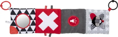 Produktbild von Canpol babies Kontrastreiches Plüsch-Lernbuch SENSORY TOYS 68/081