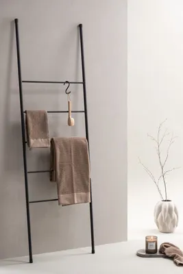 Produktbild von Handtuchleiter Drammen, Schwarz, 160x50