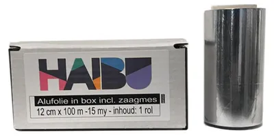 Produktbild von Haibu Aluminiumfolie 15my 12cmx100m